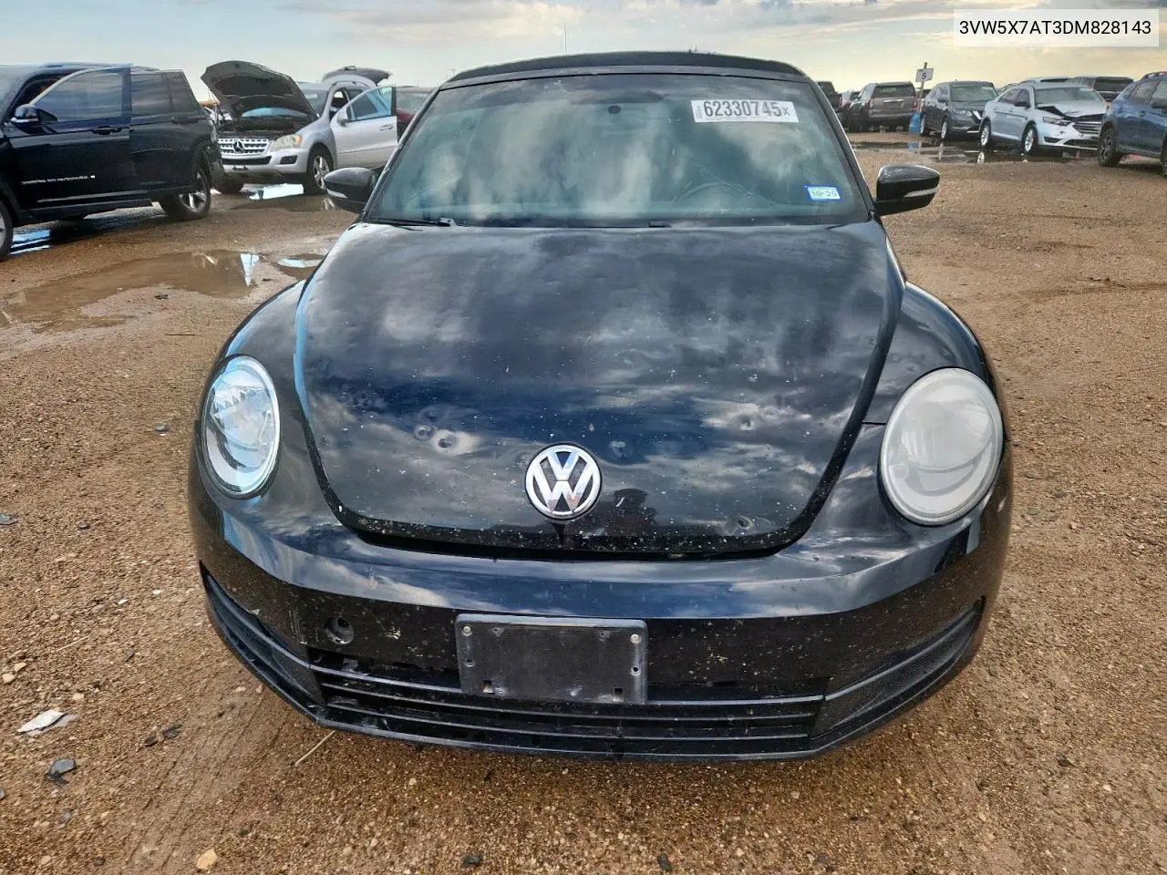 2013 Volkswagen Beetle VIN: 3VW5X7AT3DM828143 Lot: 62330745