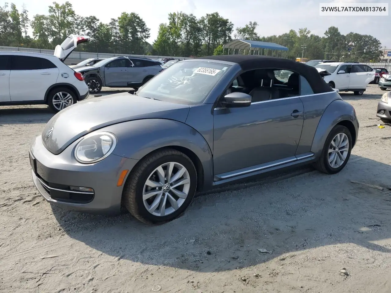 2013 Volkswagen Beetle VIN: 3VW5L7ATXDM813764 Lot: 62355165