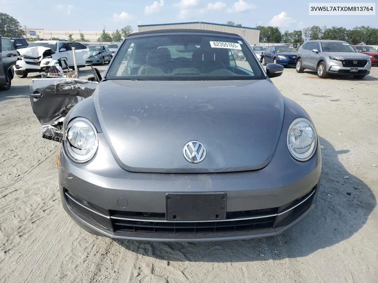 2013 Volkswagen Beetle VIN: 3VW5L7ATXDM813764 Lot: 62355165