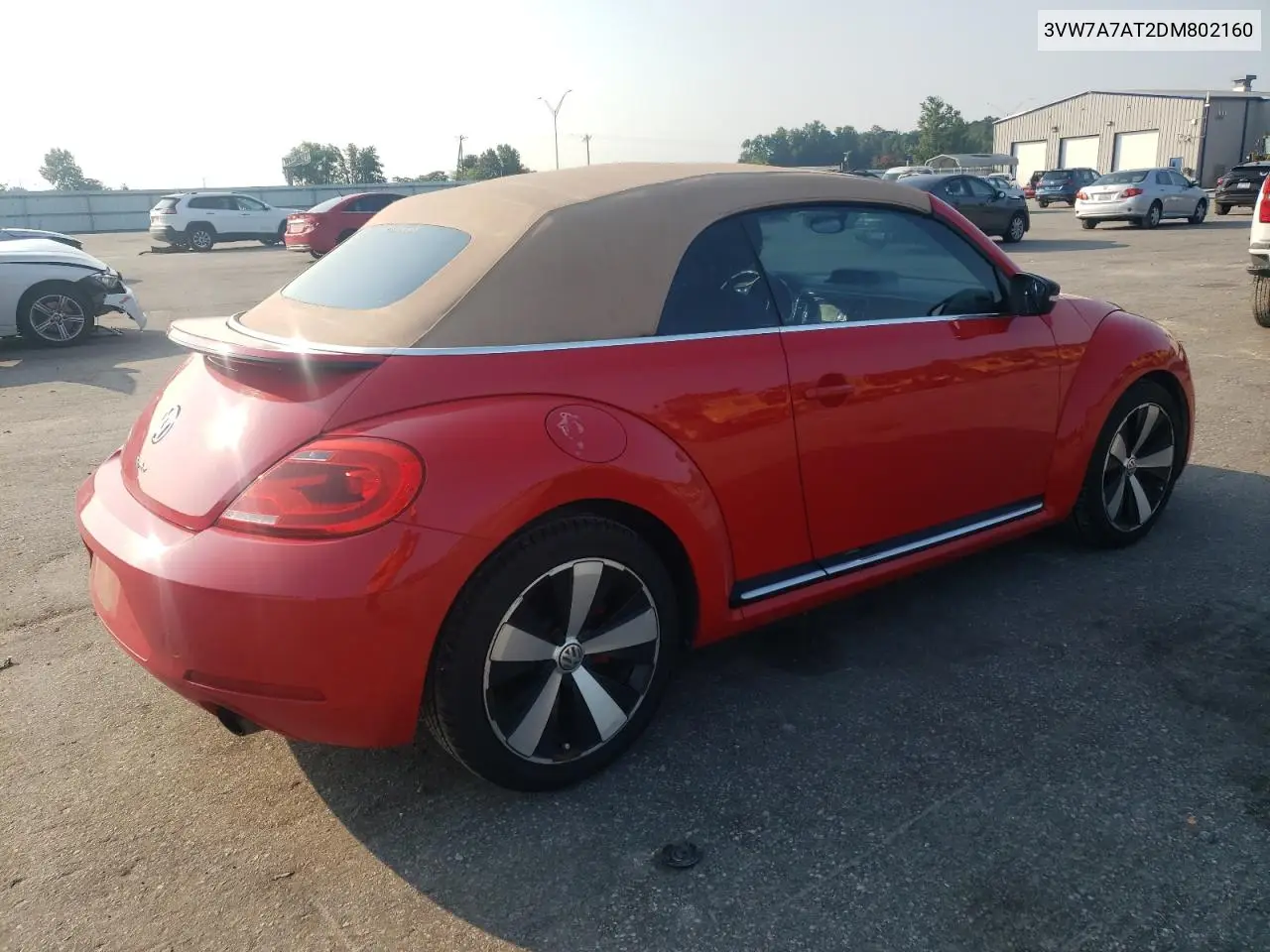 2013 Volkswagen Beetle Turbo VIN: 3VW7A7AT2DM802160 Lot: 62644185