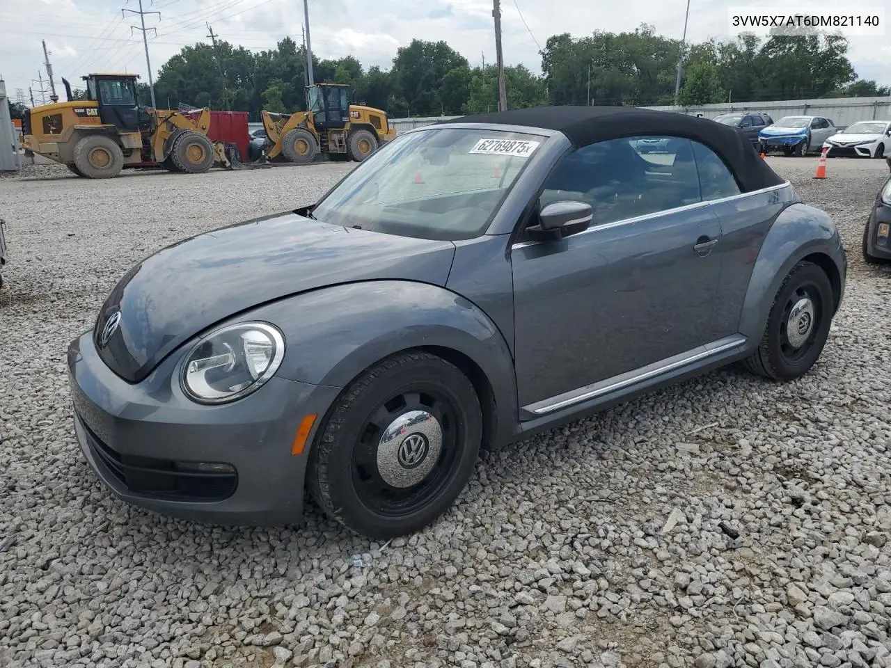 2013 Volkswagen Beetle VIN: 3VW5X7AT6DM821140 Lot: 62769875