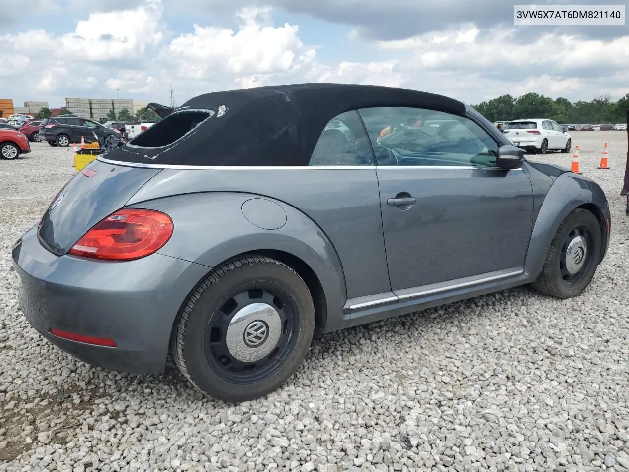 2013 Volkswagen Beetle VIN: 3VW5X7AT6DM821140 Lot: 62769875