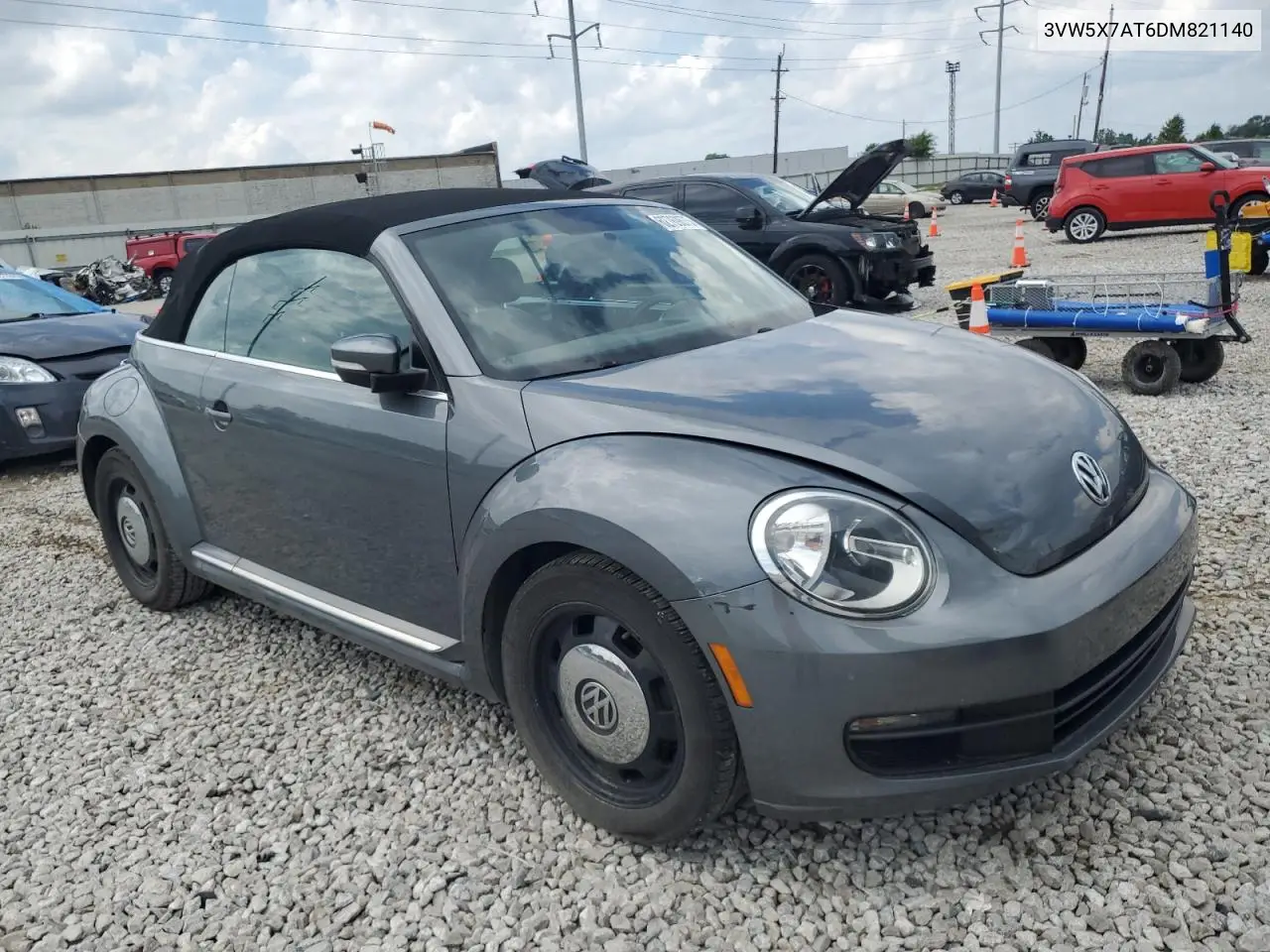 2013 Volkswagen Beetle VIN: 3VW5X7AT6DM821140 Lot: 62769875
