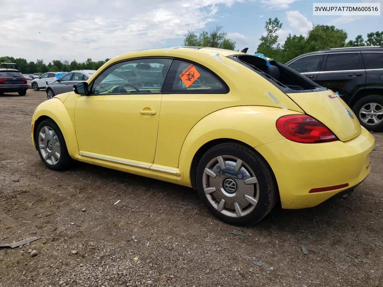 2013 Volkswagen Beetle VIN: 3VWJP7AT7DM600516 Lot: 63011975