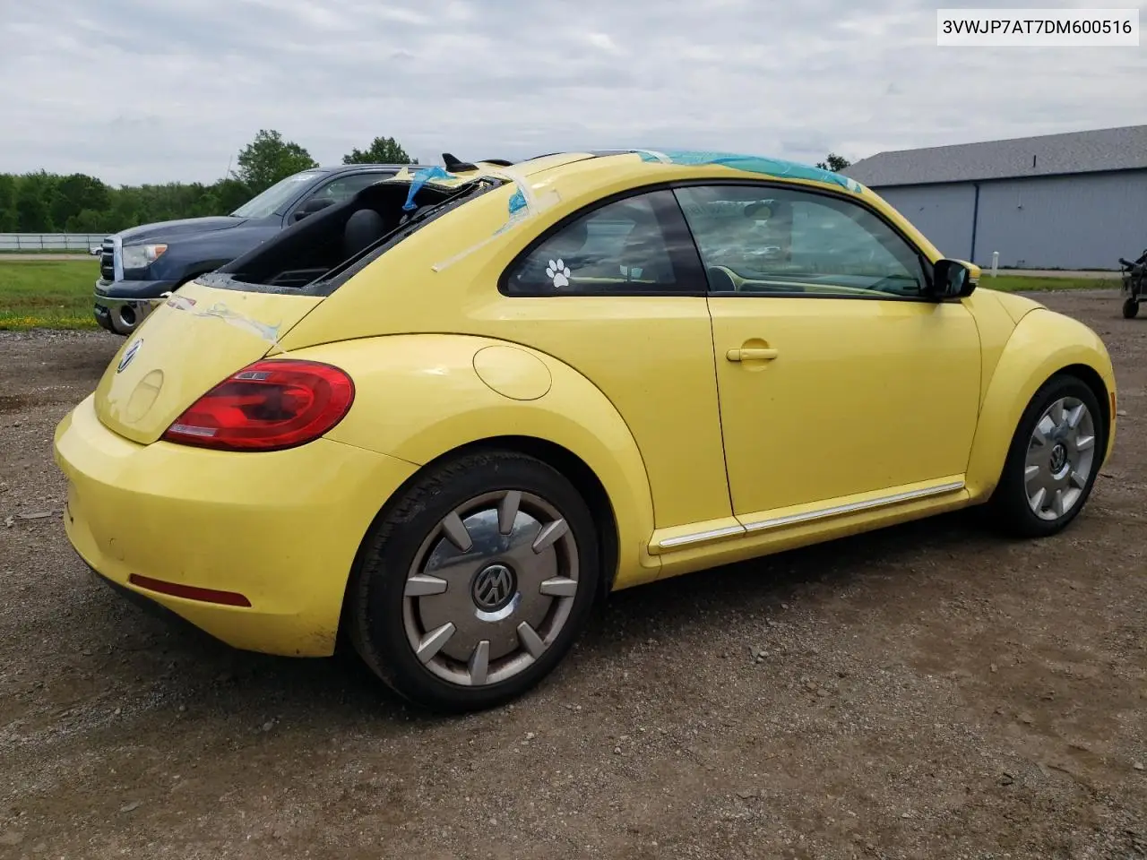 2013 Volkswagen Beetle VIN: 3VWJP7AT7DM600516 Lot: 63011975