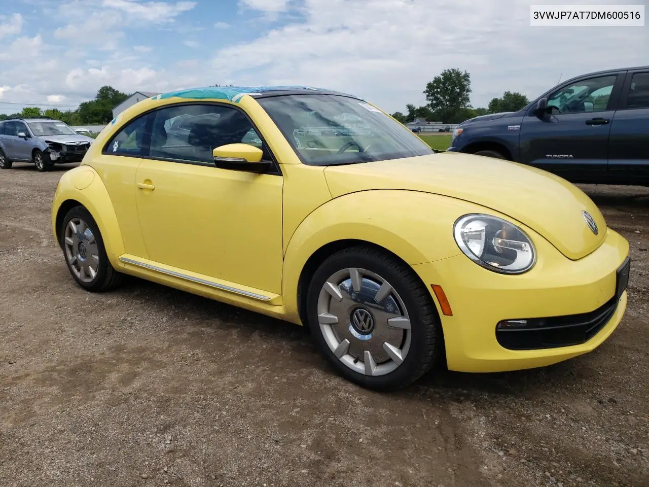 2013 Volkswagen Beetle VIN: 3VWJP7AT7DM600516 Lot: 63011975