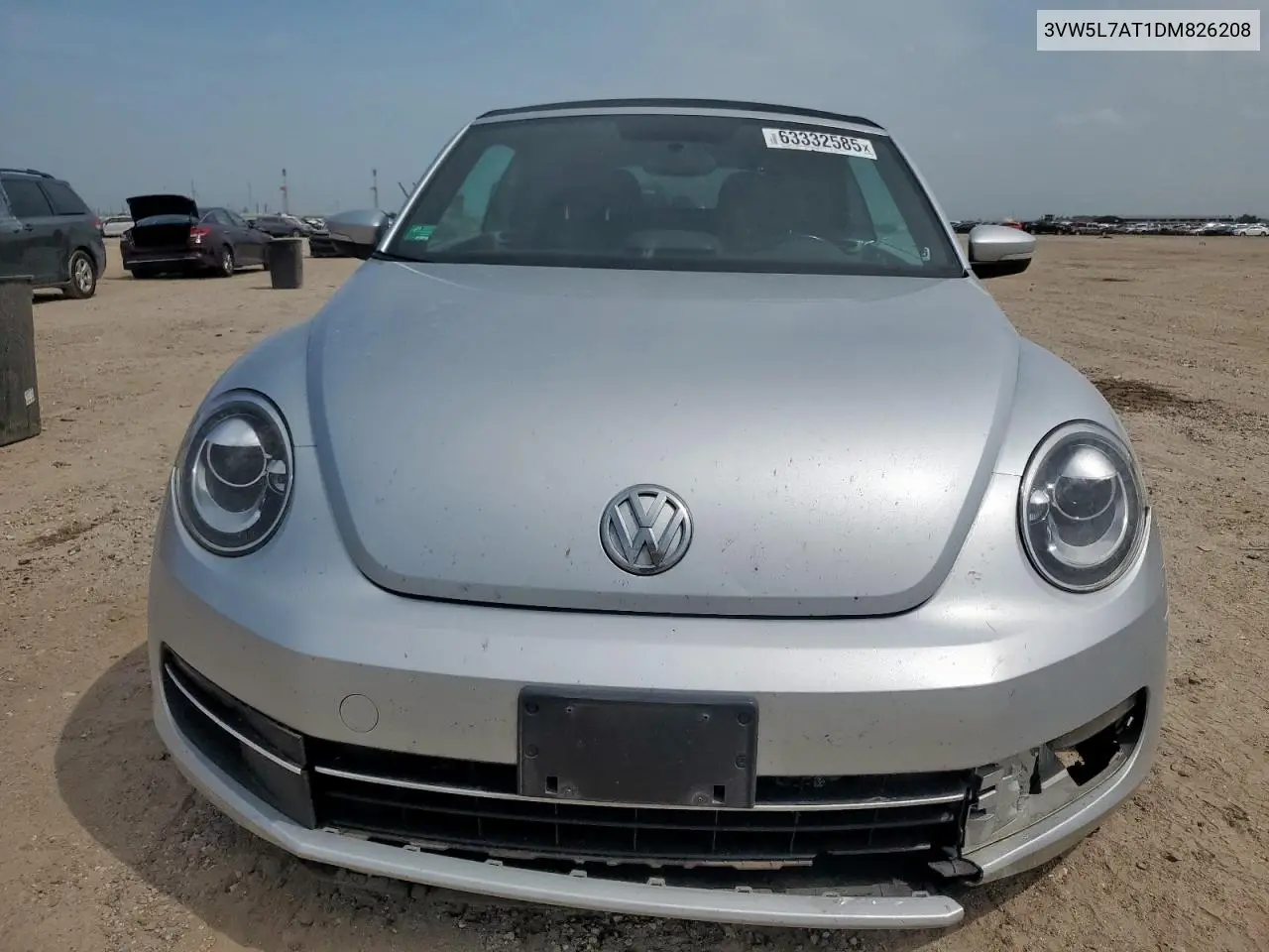 2013 Volkswagen Beetle VIN: 3VW5L7AT1DM826208 Lot: 63332585