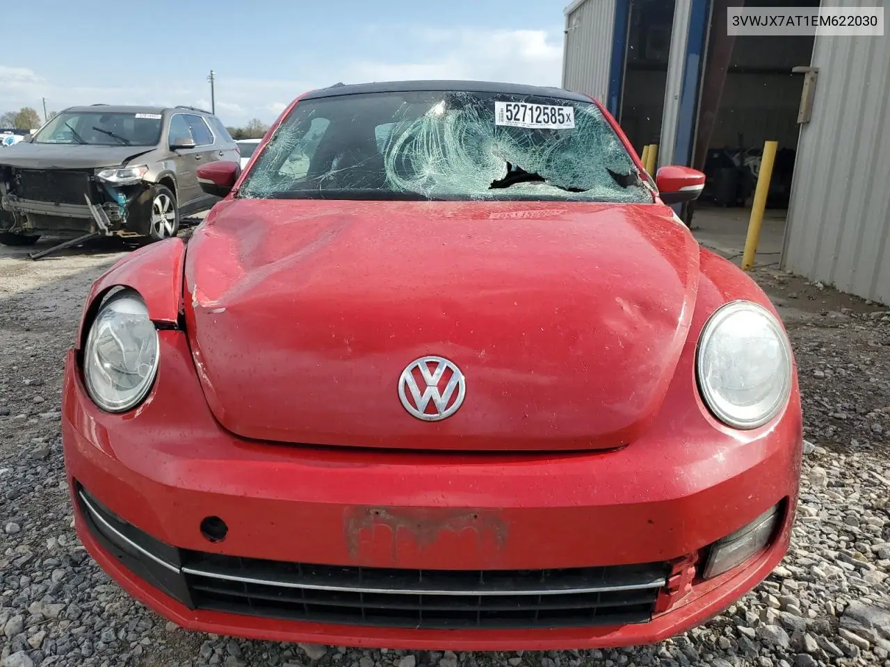 2014 Volkswagen Beetle VIN: 3VWJX7AT1EM622030 Lot: 52712585