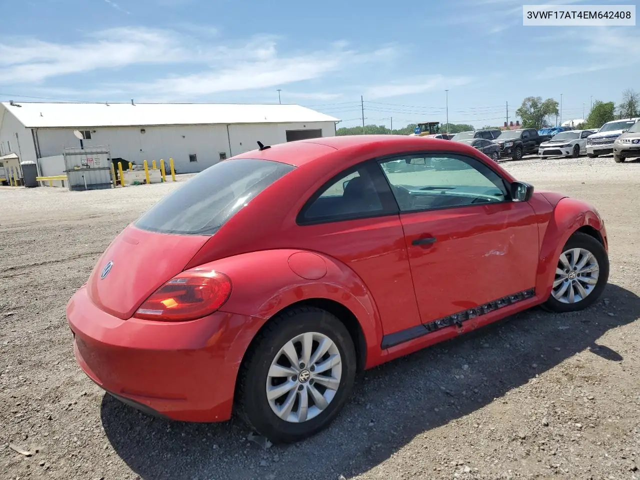2014 Volkswagen Beetle VIN: 3VWF17AT4EM642408 Lot: 55598995