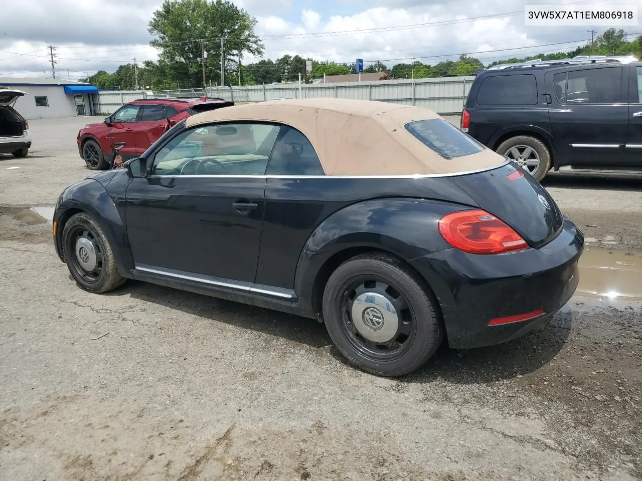 2014 Volkswagen Beetle VIN: 3VW5X7AT1EM806918 Lot: 56376045