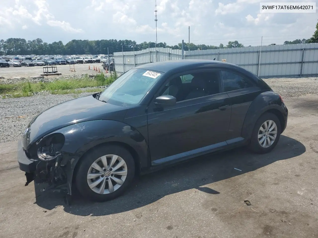 2014 Volkswagen Beetle VIN: 3VWF17AT6EM642071 Lot: 56452405