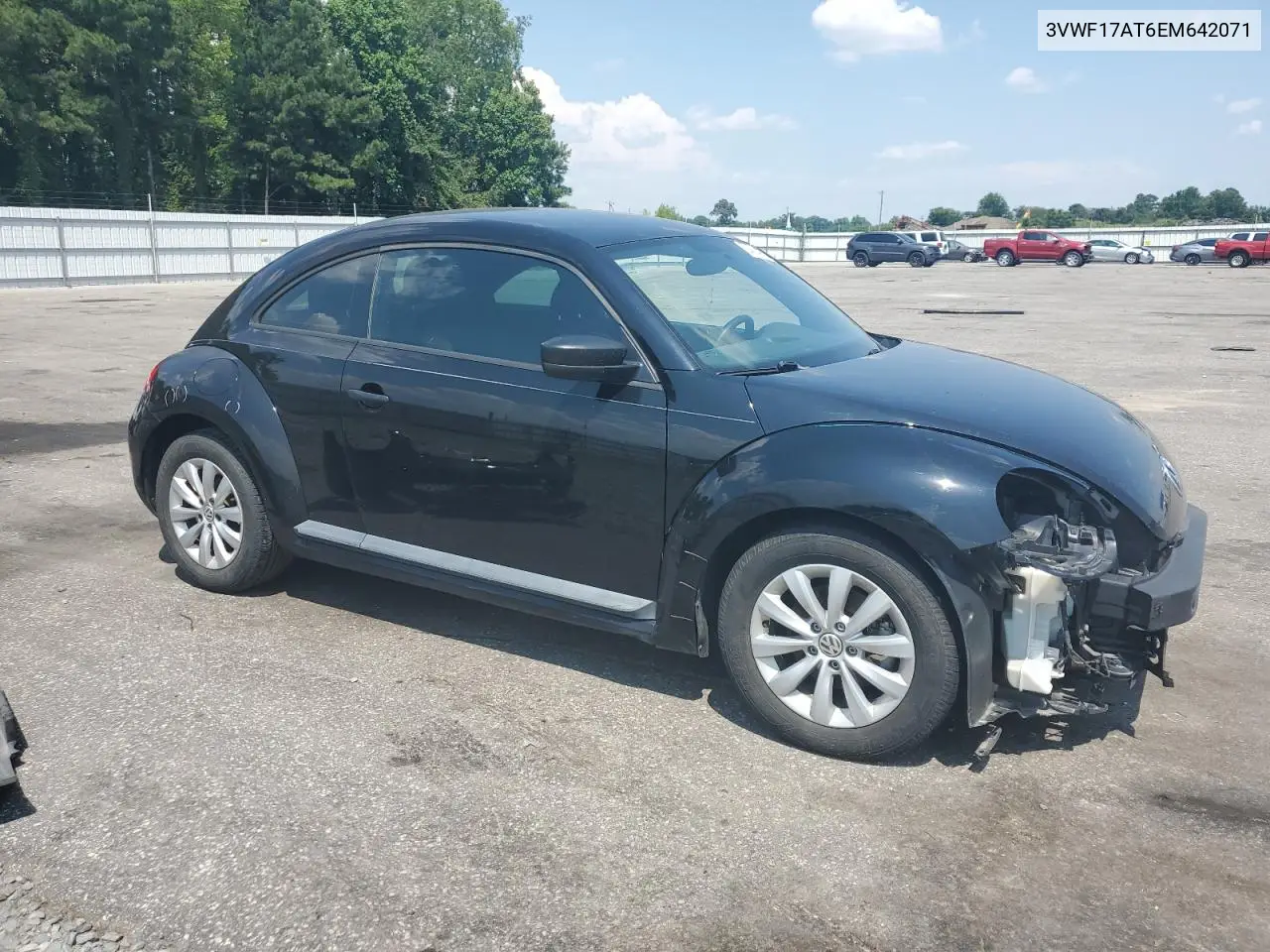 2014 Volkswagen Beetle VIN: 3VWF17AT6EM642071 Lot: 56452405