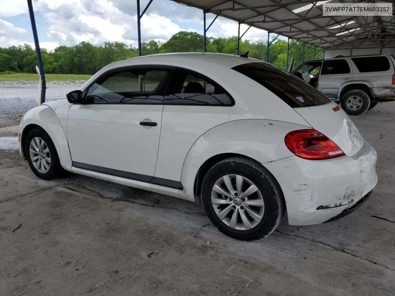 2014 Volkswagen Beetle VIN: 3VWFP7AT7EM603357 Lot: 56726605