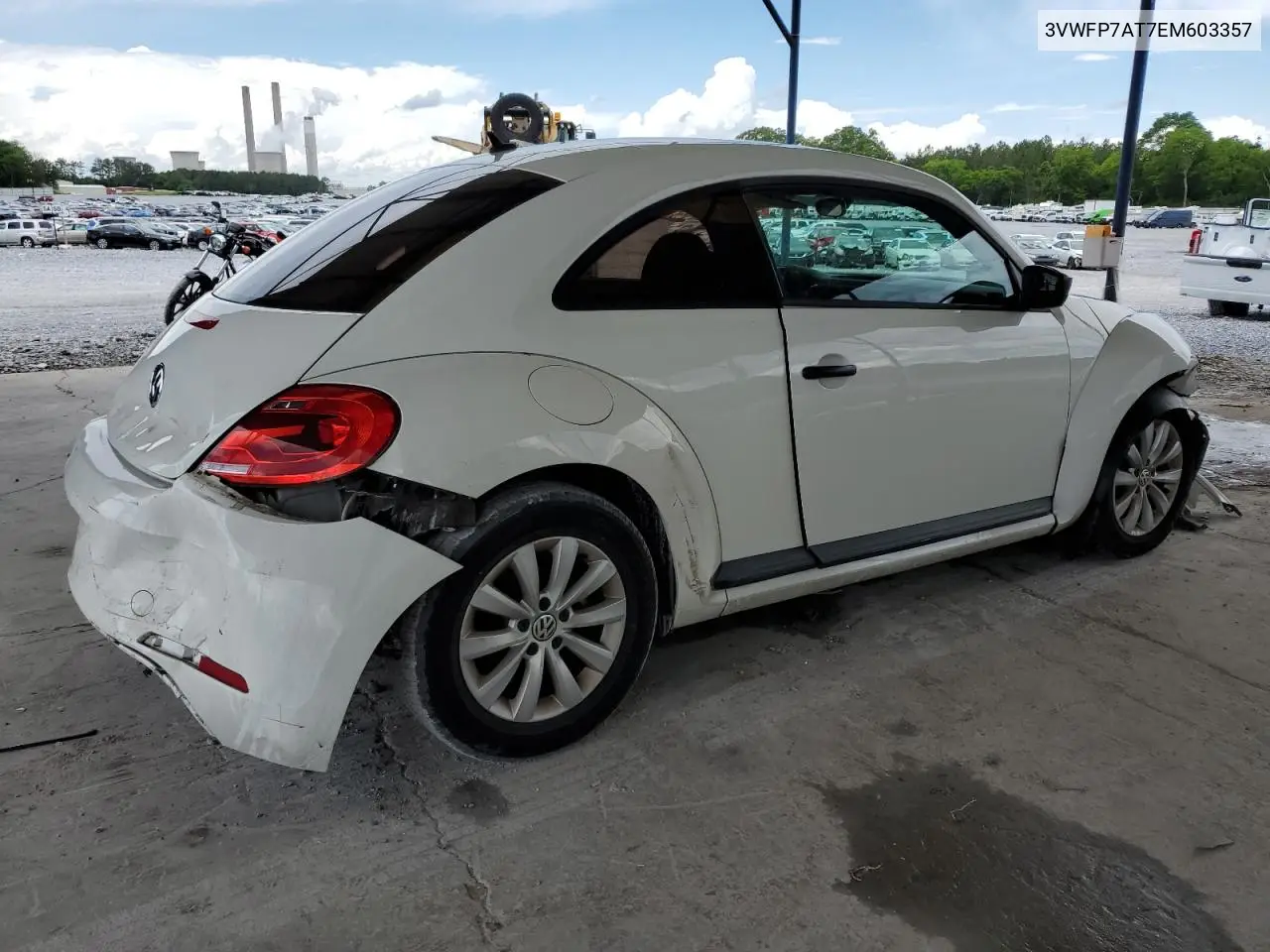 2014 Volkswagen Beetle VIN: 3VWFP7AT7EM603357 Lot: 56726605