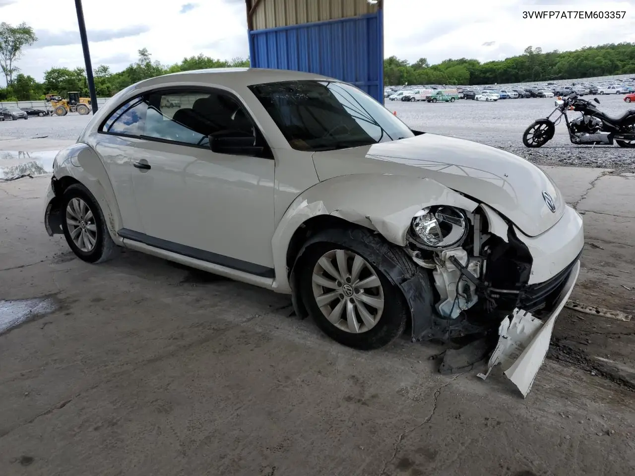 2014 Volkswagen Beetle VIN: 3VWFP7AT7EM603357 Lot: 56726605