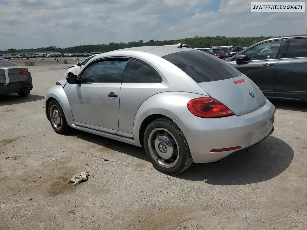 2014 Volkswagen Beetle VIN: 3VWFP7AT3EM606871 Lot: 57166095