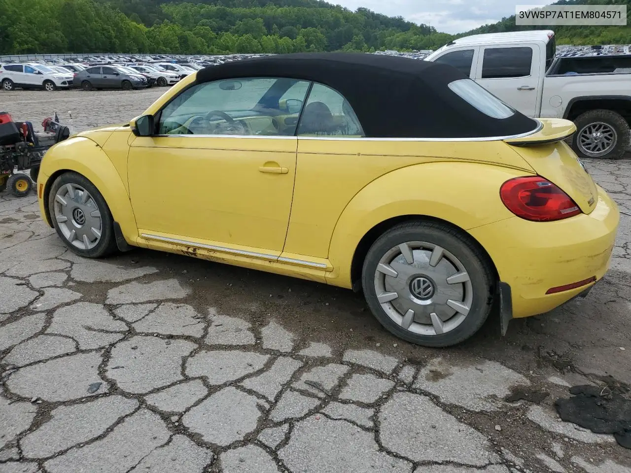 2014 Volkswagen Beetle VIN: 3VW5P7AT1EM804571 Lot: 61456245