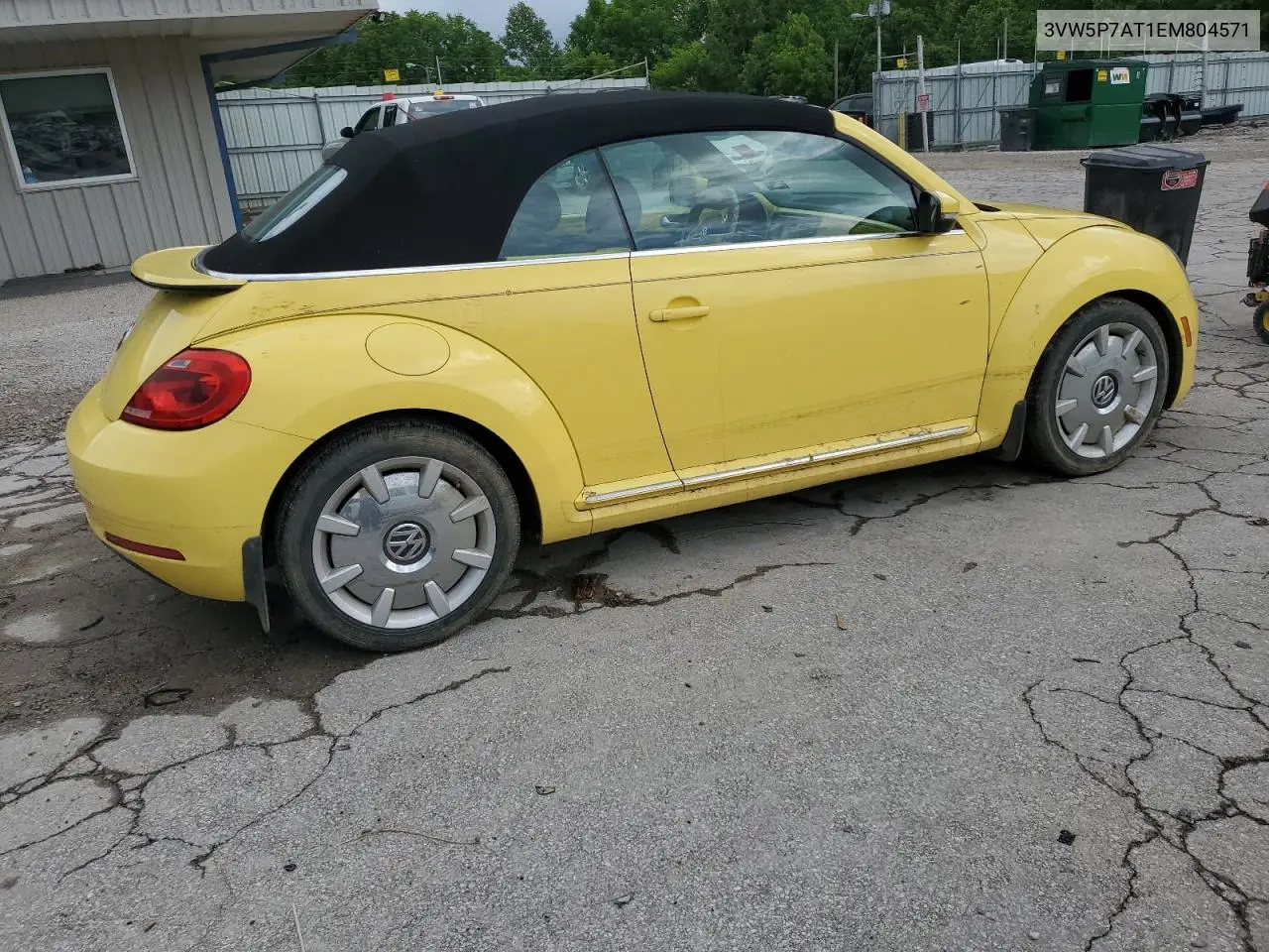 2014 Volkswagen Beetle VIN: 3VW5P7AT1EM804571 Lot: 61456245