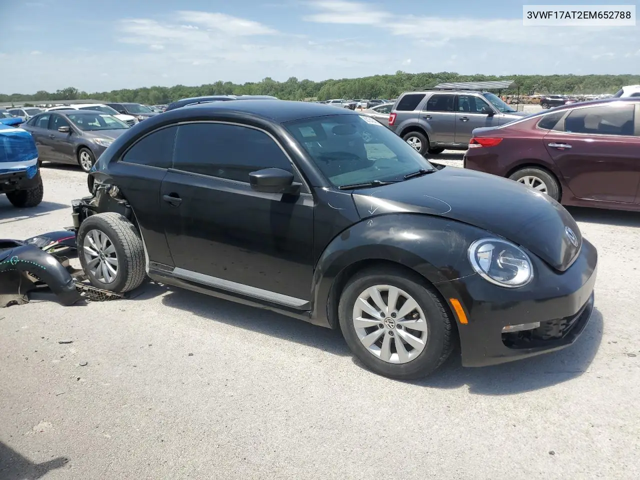 2014 Volkswagen Beetle VIN: 3VWF17AT2EM652788 Lot: 62154045