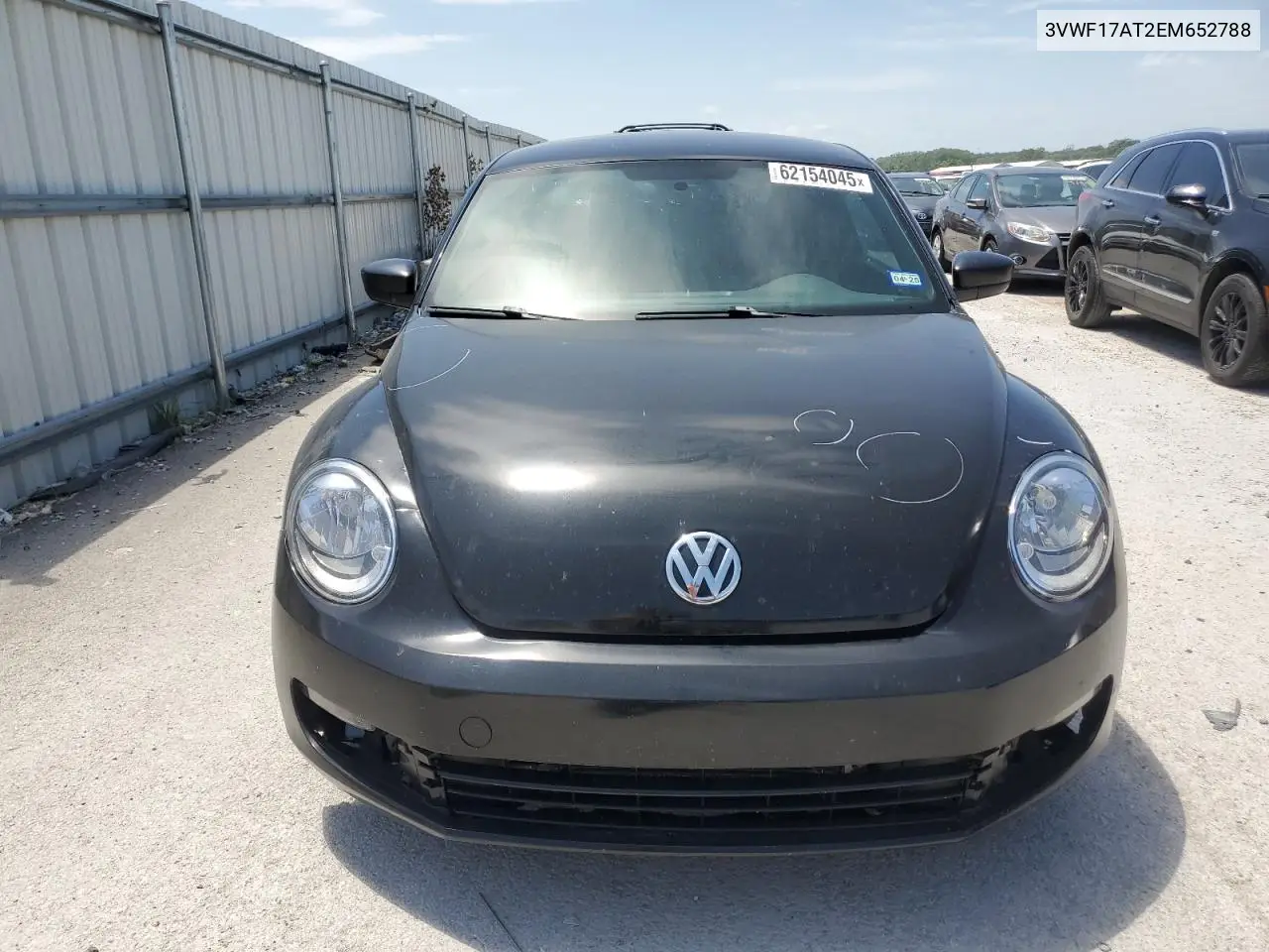 2014 Volkswagen Beetle VIN: 3VWF17AT2EM652788 Lot: 62154045
