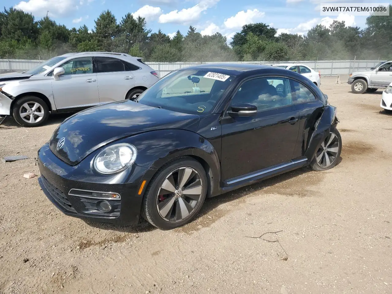 2014 Volkswagen Beetle Turbo VIN: 3VW4T7AT7EM610036 Lot: 62821405