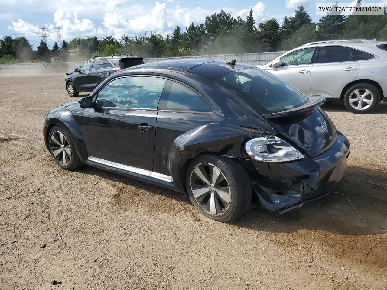 2014 Volkswagen Beetle Turbo VIN: 3VW4T7AT7EM610036 Lot: 62821405