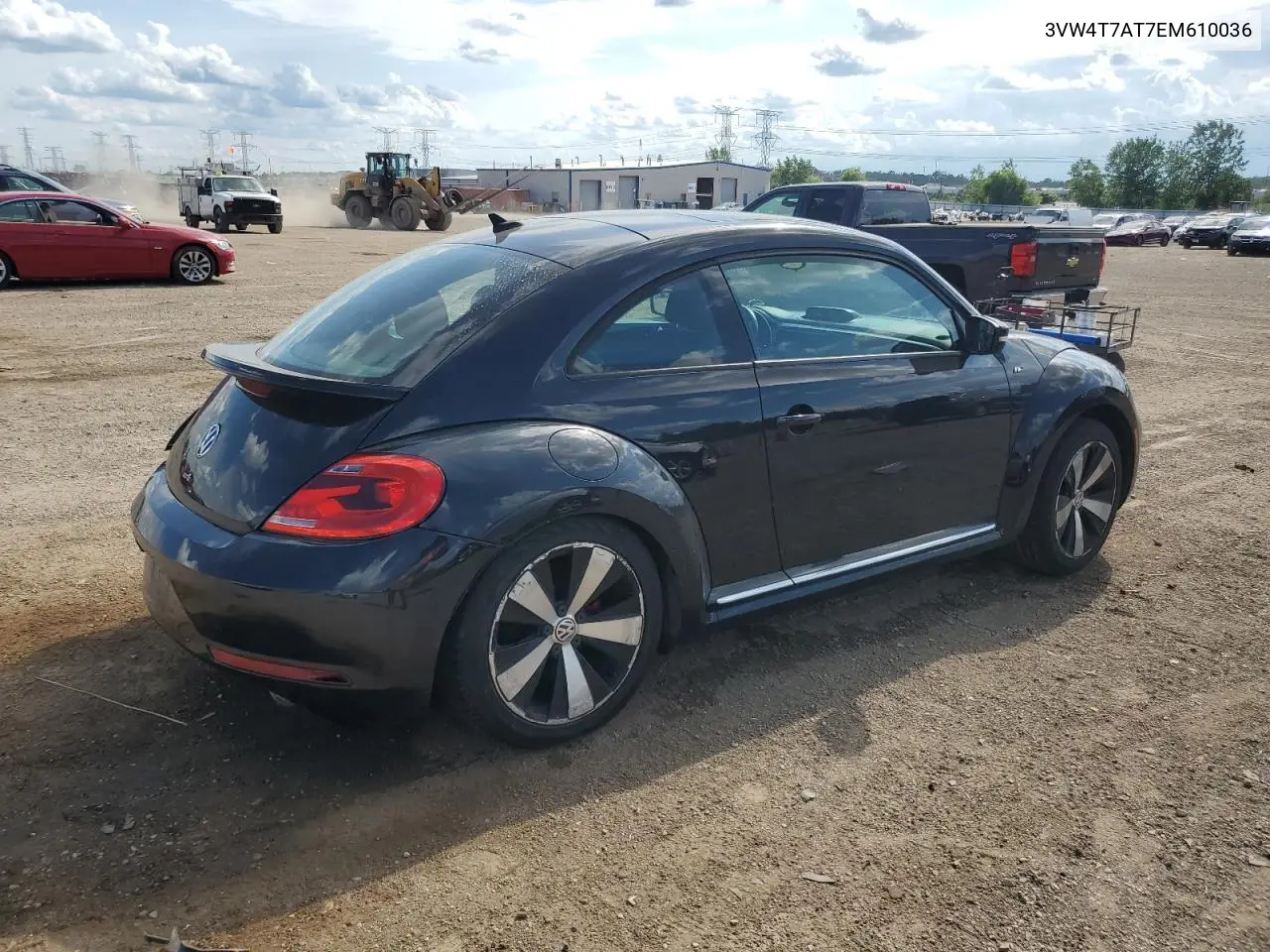 2014 Volkswagen Beetle Turbo VIN: 3VW4T7AT7EM610036 Lot: 62821405