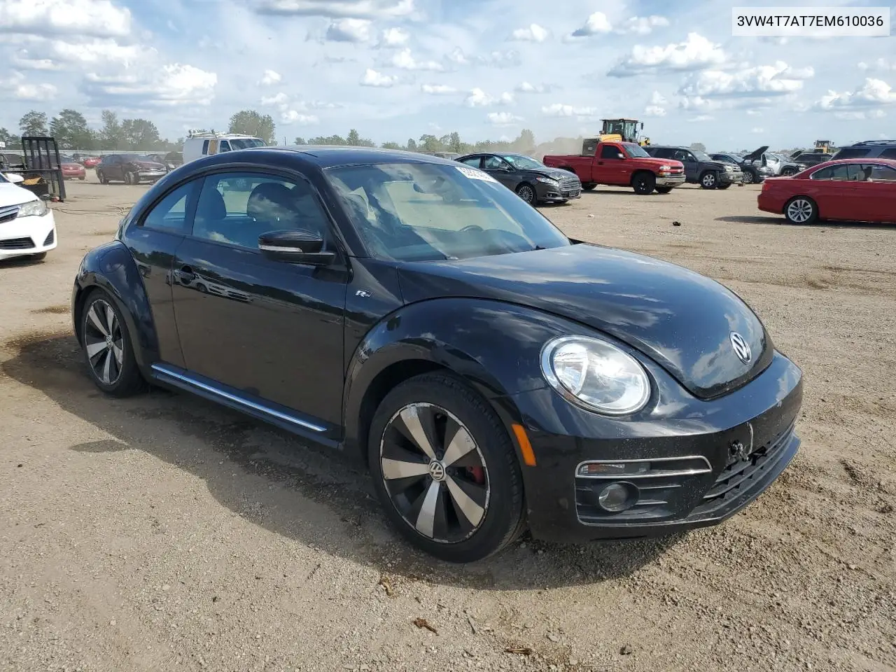 2014 Volkswagen Beetle Turbo VIN: 3VW4T7AT7EM610036 Lot: 62821405