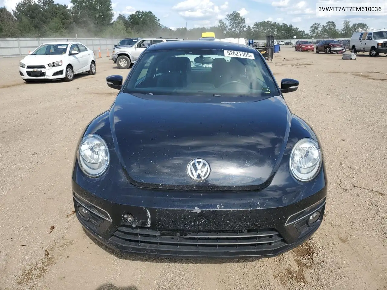 2014 Volkswagen Beetle Turbo VIN: 3VW4T7AT7EM610036 Lot: 62821405