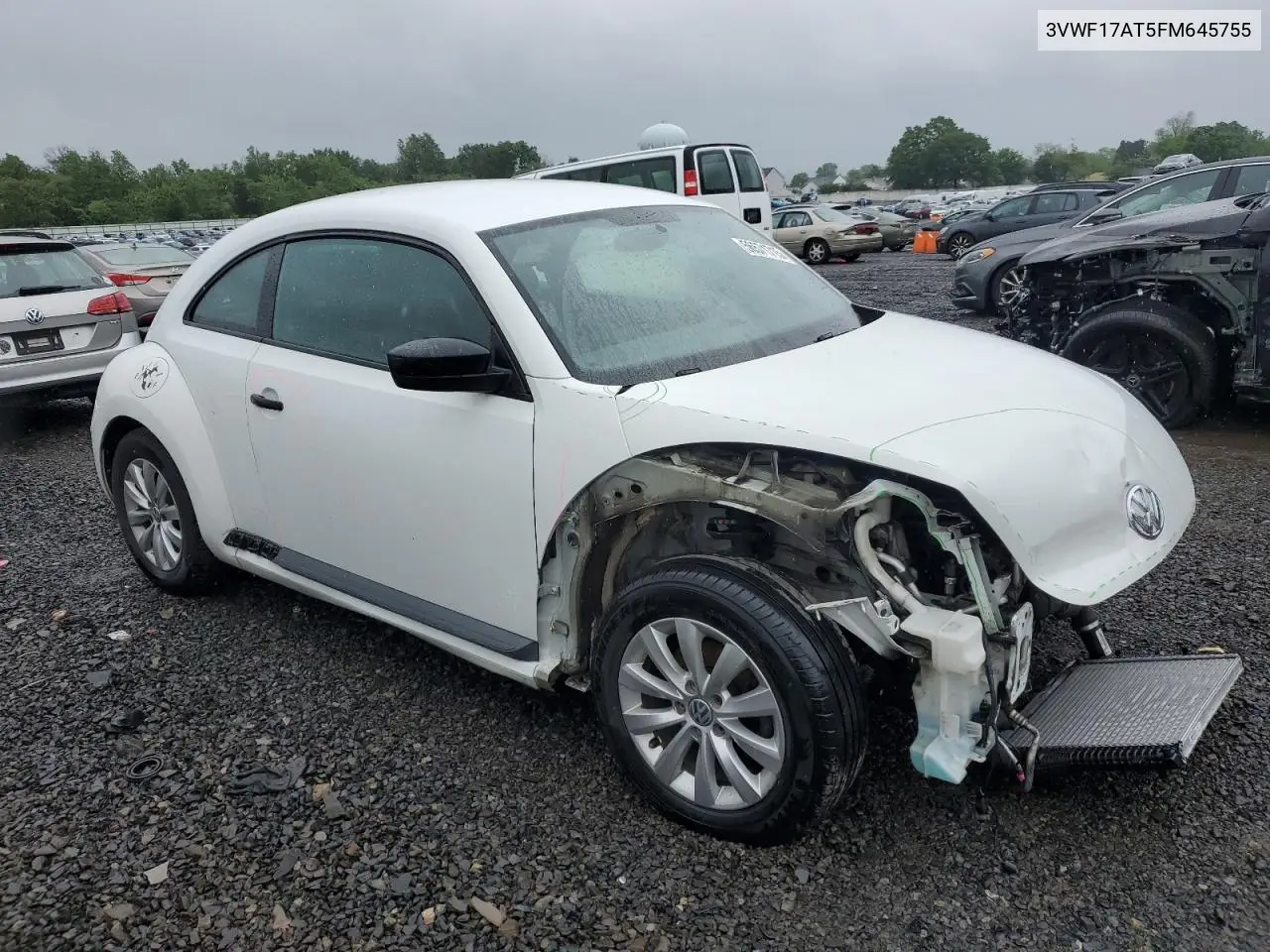 2015 Volkswagen Beetle 1.8T VIN: 3VWF17AT5FM645755 Lot: 56571715