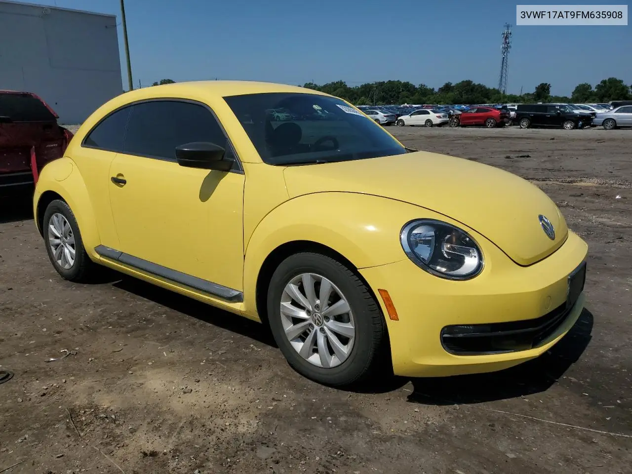 2015 Volkswagen Beetle 1.8T VIN: 3VWF17AT9FM635908 Lot: 62085845