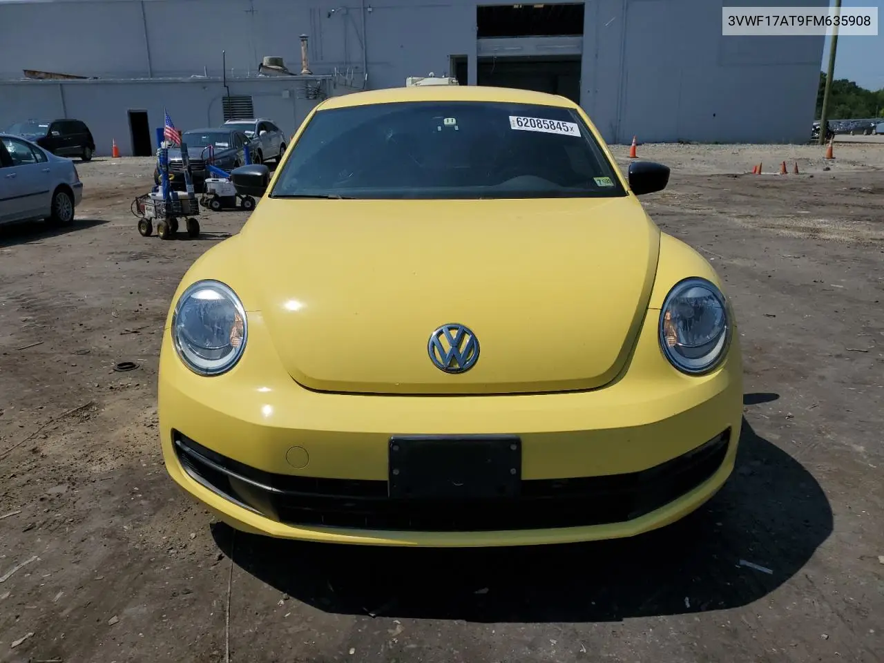 2015 Volkswagen Beetle 1.8T VIN: 3VWF17AT9FM635908 Lot: 62085845