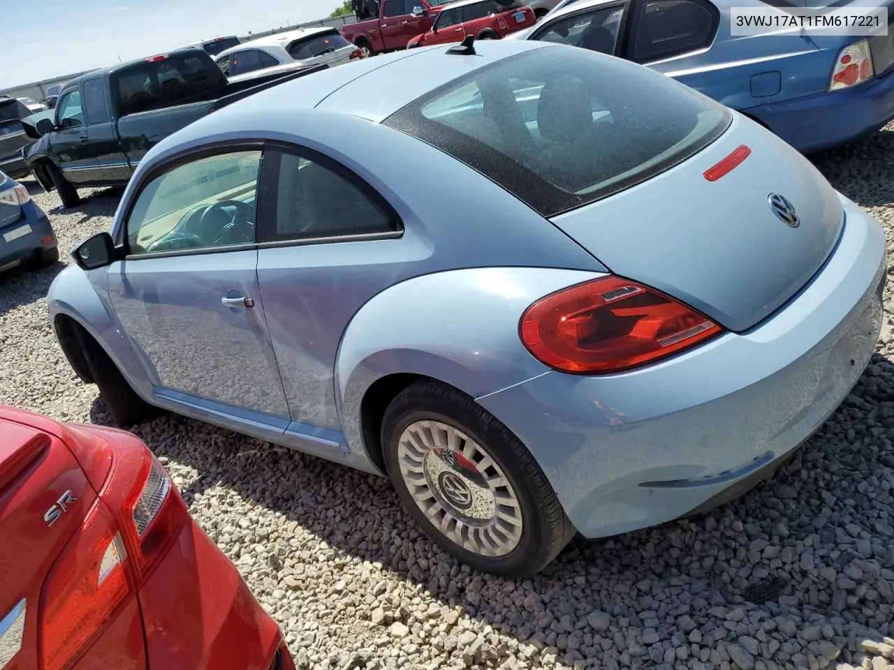 2015 Volkswagen Beetle 1.8T VIN: 3VWJ17AT1FM617221 Lot: 62307745
