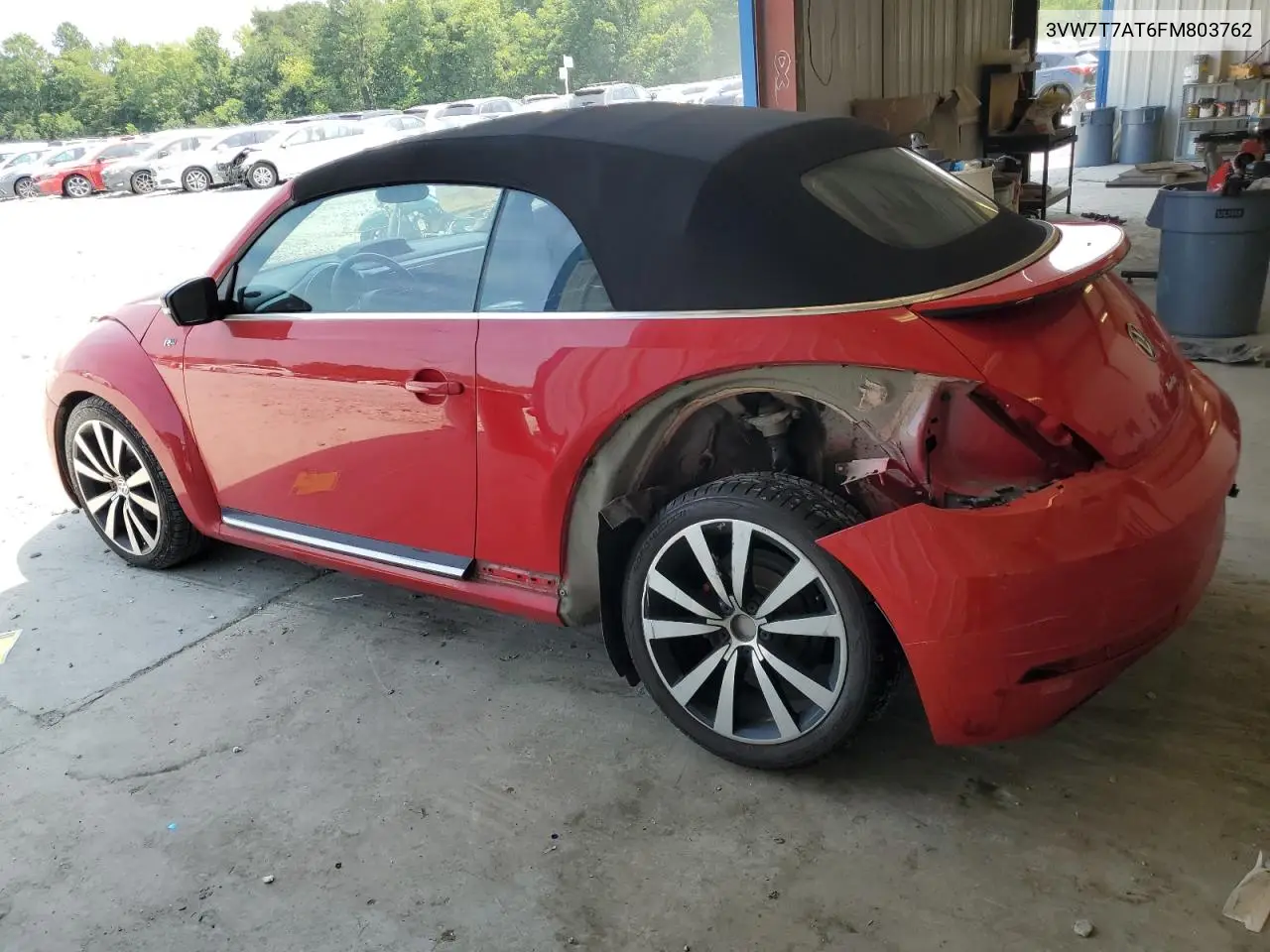 2015 Volkswagen Beetle R-Line VIN: 3VW7T7AT6FM803762 Lot: 62574535