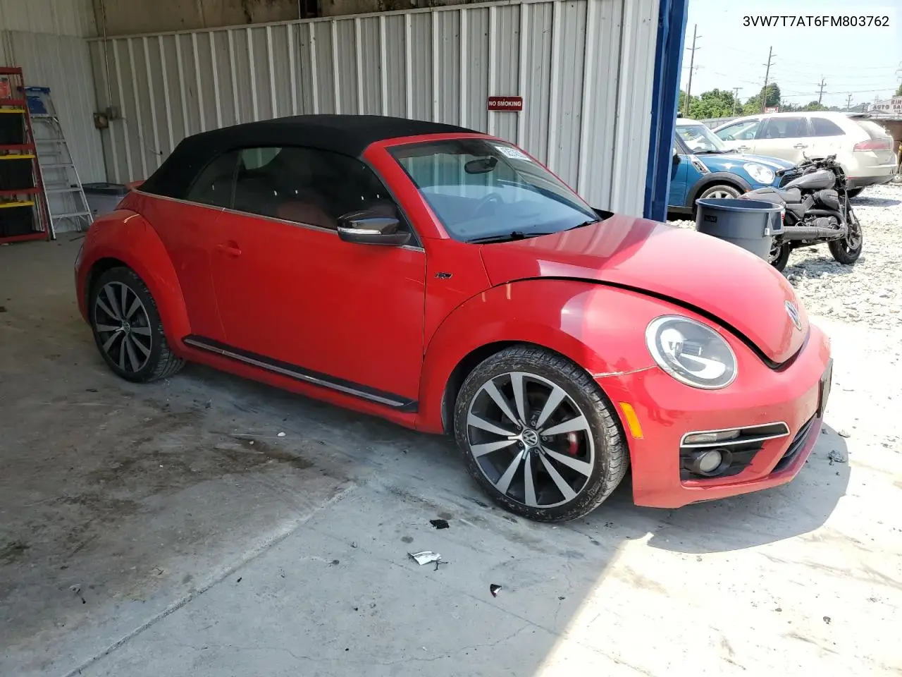 2015 Volkswagen Beetle R-Line VIN: 3VW7T7AT6FM803762 Lot: 62574535