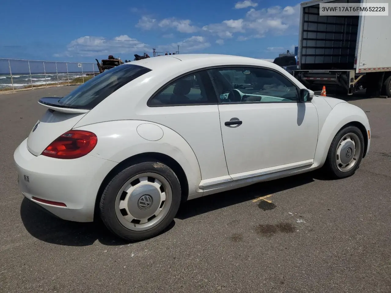 2015 Volkswagen Beetle 1.8T VIN: 3VWF17AT6FM652228 Lot: 62695995