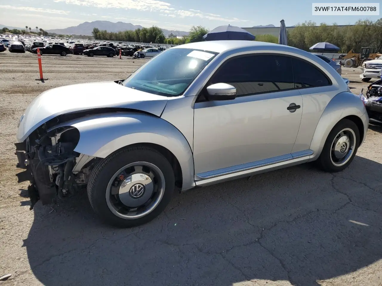 2015 Volkswagen Beetle 1.8T VIN: 3VWF17AT4FM600788 Lot: 63053865