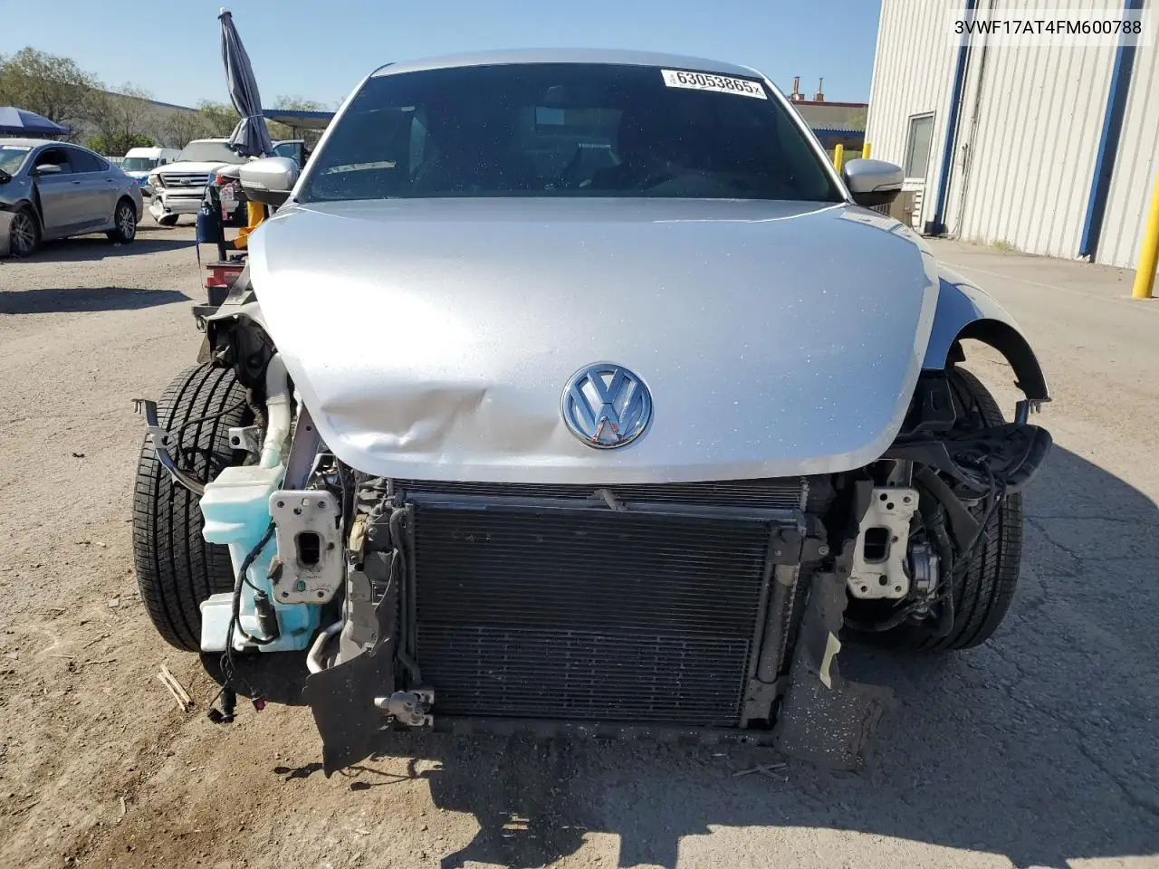 2015 Volkswagen Beetle 1.8T VIN: 3VWF17AT4FM600788 Lot: 63053865