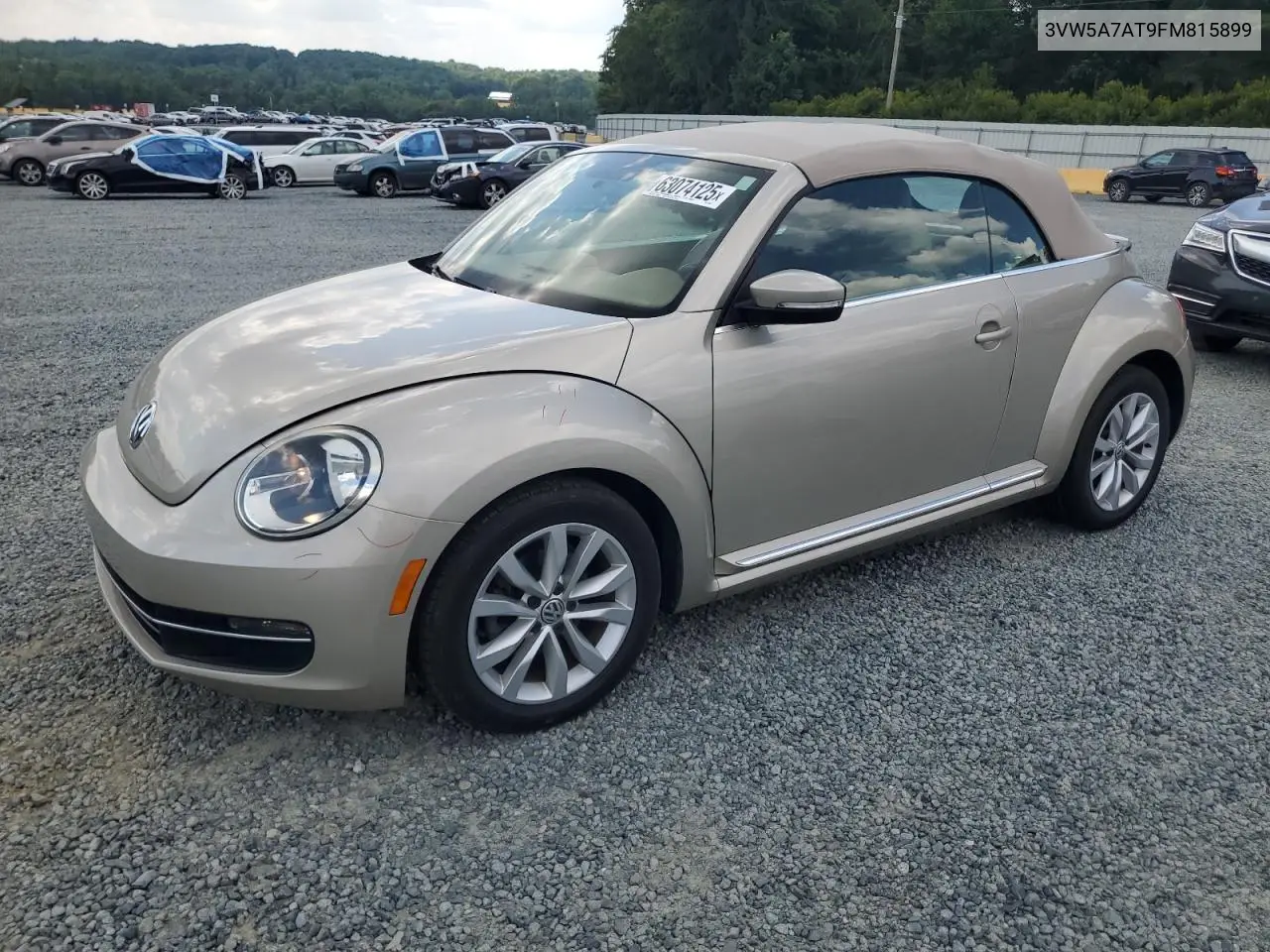 2015 Volkswagen Beetle Tdi VIN: 3VW5A7AT9FM815899 Lot: 63074125