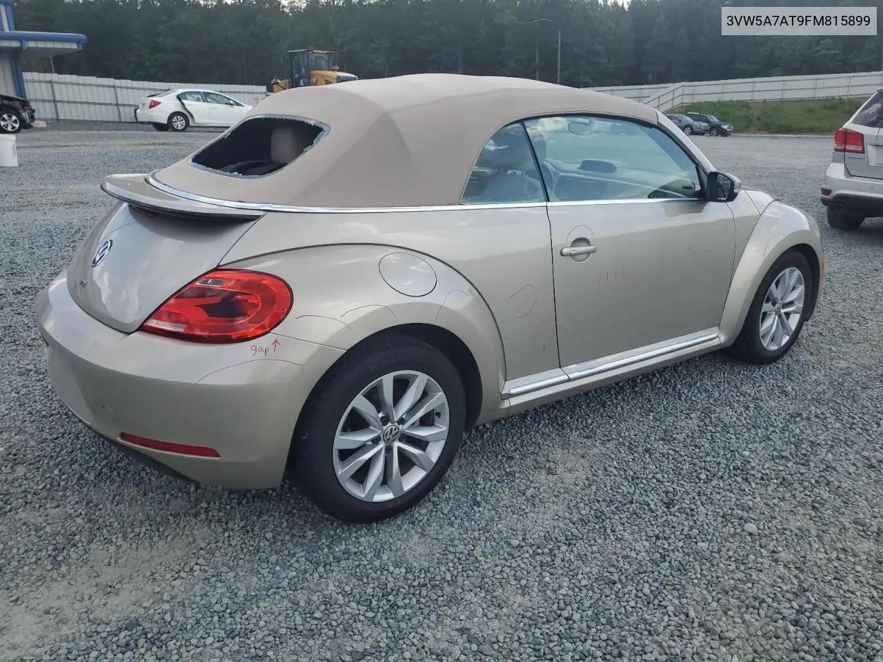 2015 Volkswagen Beetle Tdi VIN: 3VW5A7AT9FM815899 Lot: 63074125