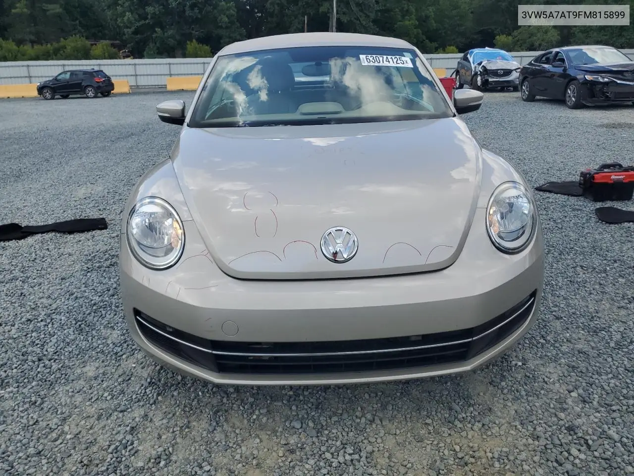 2015 Volkswagen Beetle Tdi VIN: 3VW5A7AT9FM815899 Lot: 63074125