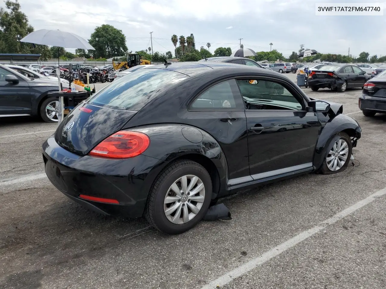 2015 Volkswagen Beetle 1.8T VIN: 3VWF17AT2FM647740 Lot: 67149103