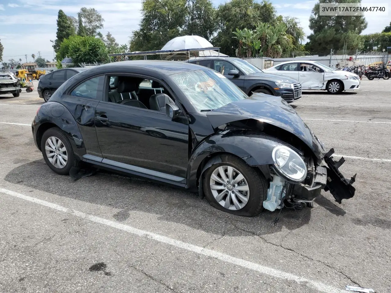 2015 Volkswagen Beetle 1.8T VIN: 3VWF17AT2FM647740 Lot: 67149103