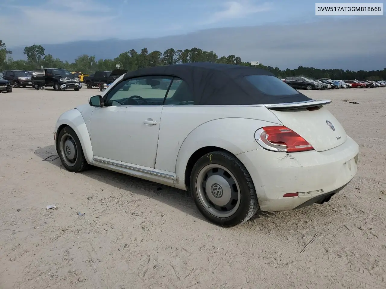2016 Volkswagen Beetle S/Se VIN: 3VW517AT3GM818668 Lot: 52817295