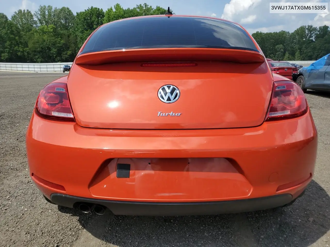 2016 Volkswagen Beetle Se VIN: 3VWJ17ATXGM615355 Lot: 61466695