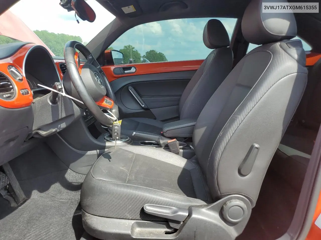 2016 Volkswagen Beetle Se VIN: 3VWJ17ATXGM615355 Lot: 61466695