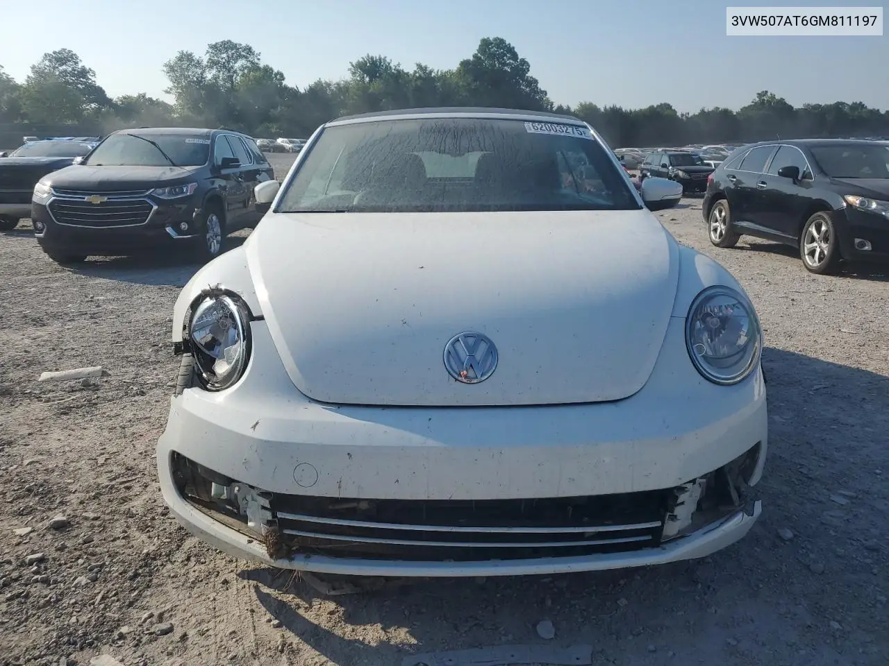 2016 Volkswagen Beetle S/Se VIN: 3VW507AT6GM811197 Lot: 62003275