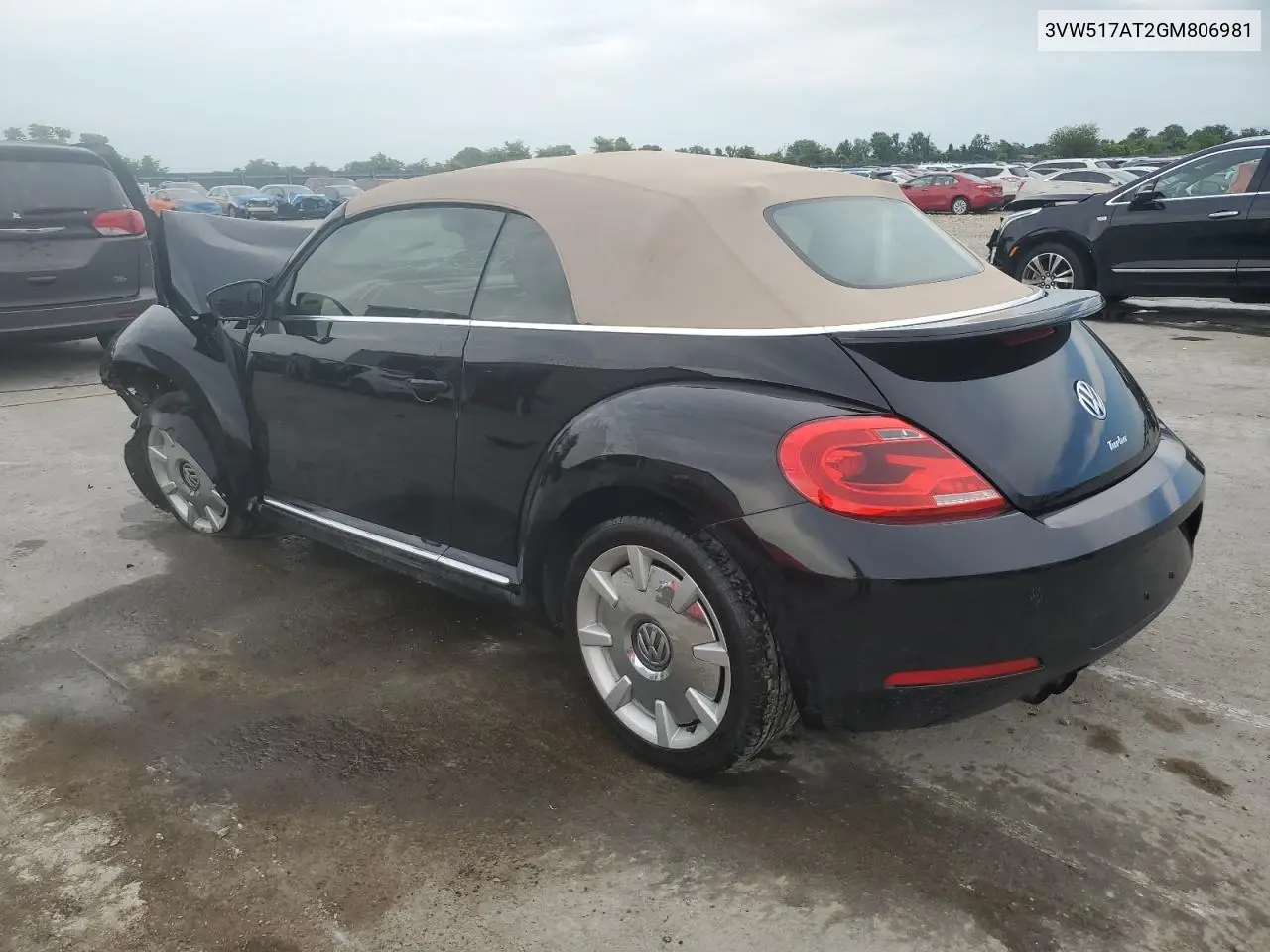 2016 Volkswagen Beetle S/Se VIN: 3VW517AT2GM806981 Lot: 62275095