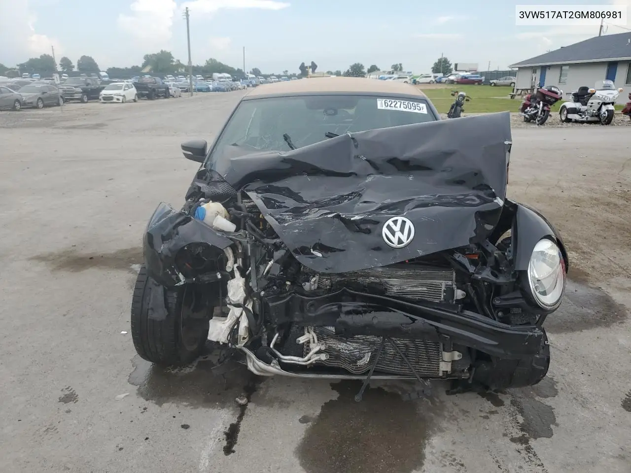 2016 Volkswagen Beetle S/Se VIN: 3VW517AT2GM806981 Lot: 62275095