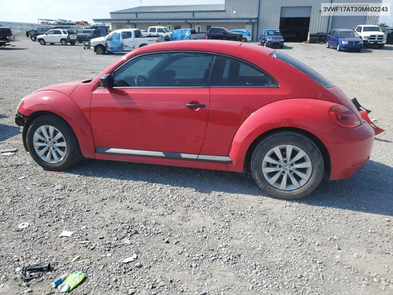 2016 Volkswagen Beetle 1.8T VIN: 3VWF17AT3GM602243 Lot: 62586095